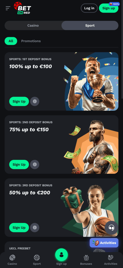 BetOnRed Casino Promotions
