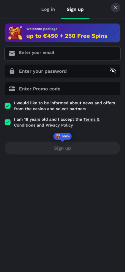 Quick and Easy Registration at BetOnRed Casino BetOnRed Casino Registration Form